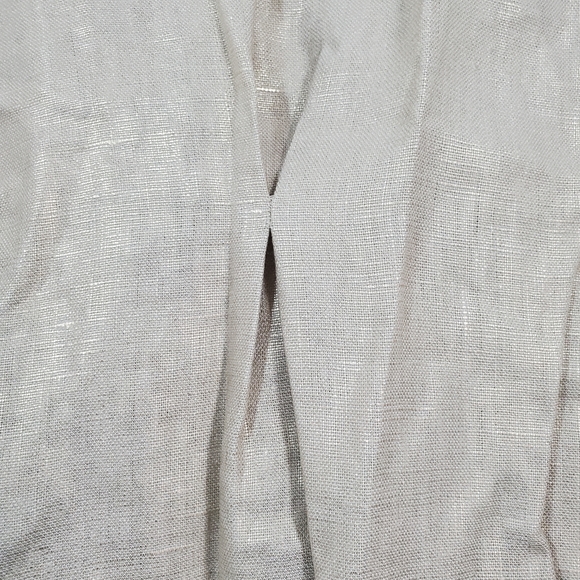 MORE OF ME MATERNITY Sleeveless Dress Gold Linen Size XS - Picture 4 of 7